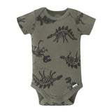 4-Pack Baby Boys Fossils Short Sleeve Onesies® Bodysuits-Gerber Childrenswear Wholesale