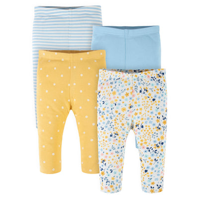 4-Pack Baby Girls Daisy Pants-Gerber Childrenswear Wholesale