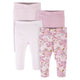 4-Pack Baby Girls Floral Pants-Gerber Childrenswear Wholesale