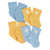 4-Pack Baby Girls Daisy Wiggle Proof™ Socks-Gerber Childrenswear Wholesale