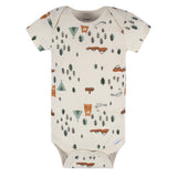 3-Pack Baby Boys Grey Short Sleeve Onesies® Bodysuits-Gerber Childrenswear Wholesale