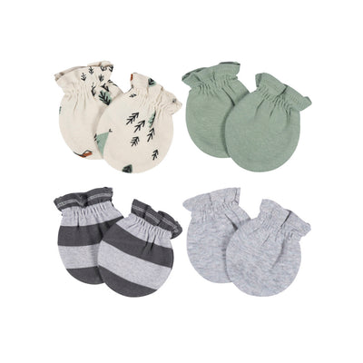 4-Pack Baby Boys Camping No Scratch Mittens-Gerber Childrenswear Wholesale