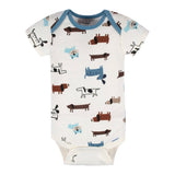 3-Pack Baby Boys Blue Short Sleeve Onesies® Bodysuits-Gerber Childrenswear Wholesale