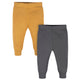2-Pack Baby Boys Charcoal Pants-Gerber Childrenswear Wholesale