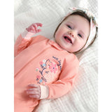 3-Pack Baby Girls Peach Headbands-Gerber Childrenswear Wholesale