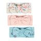 3-Pack Baby Girls Peach Headbands-Gerber Childrenswear Wholesale