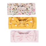 3-Pack Baby Girls Yellow Headbands-Gerber Childrenswear Wholesale