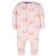 Baby Girls Pink Coverall-Gerber Childrenswear Wholesale