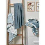 Modern Moments™ by Gerber® 5-Pack Baby Boys Blue Flannel Blankets-Gerber Childrenswear Wholesale
