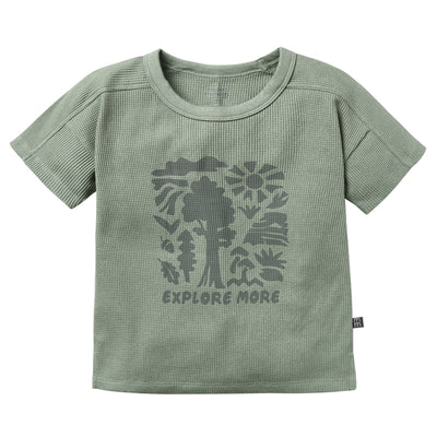 Infant & Toddler Boys Medium Green Box Shirt-Gerber Childrenswear Wholesale