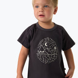 Infant & Toddler Boys Dark Grey Box Shirt-Gerber Childrenswear Wholesale