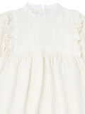 Infant & Toddler Girls Cream Dress-Gerber Childrenswear Wholesale