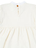 Infant & Toddler Girls Cream Dress-Gerber Childrenswear Wholesale