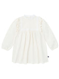 Infant & Toddler Girls Cream Dress-Gerber Childrenswear Wholesale