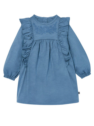 Infant & Toddler Girls Blue Mirage Dress-Gerber Childrenswear Wholesale