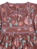 Infant & Toddler Girls Nutmeg Yoked Bow Dress-Gerber Childrenswear Wholesale