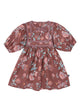 Infant & Toddler Girls Nutmeg Yoked Bow Dress-Gerber Childrenswear Wholesale
