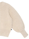 Infant & Toddler Girls Oatmeal Heather Puff Sleeve Sweater-Gerber Childrenswear Wholesale
