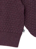 Infant & Toddler Girls Dark Grape Heather Puff Sleeve Sweater-Gerber Childrenswear Wholesale