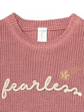 Infant & Toddler Girls Light Pink Embroidered Sweater-Gerber Childrenswear Wholesale