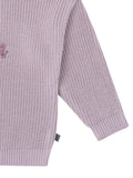 Infant & Toddler Girls Light Purple Embroidered Sweater-Gerber Childrenswear Wholesale