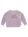 Infant & Toddler Girls Light Purple Embroidered Sweater-Gerber Childrenswear Wholesale