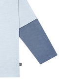 Infant & Toddler Boys Blue Graphic Long Sleeve T-Shirt-Gerber Childrenswear Wholesale