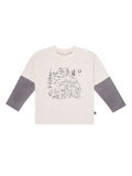 Infant & Toddler Boys Gray Graphic Long Sleeve T-Shirt-Gerber Childrenswear Wholesale
