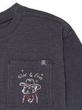 Infant & Toddler Boys Dark Gray Drop Shoulder Long Sleeve T-Shirt-Gerber Childrenswear Wholesale