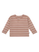 Infant & Toddler Boys Brown Drop Shoulder Henley T-Shirt-Gerber Childrenswear Wholesale