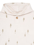 Infant & Toddler Boys Beige Hooded T-Shirt-Gerber Childrenswear Wholesale