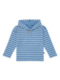 Infant & Toddler Boys Blue Hooded T-Shirt-Gerber Childrenswear Wholesale