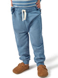 Infant & Toddler Boys Blue Seamed Sweatpants-Gerber Childrenswear Wholesale