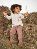 Infant & Toddler Boys Brown Seamed Sweatpants-Gerber Childrenswear Wholesale