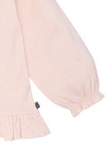 Infant & Toddler Girls Peach Blush Ruffle Hem Top-Gerber Childrenswear Wholesale