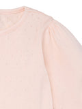 Infant & Toddler Girls Peach Blush Ruffle Hem Top-Gerber Childrenswear Wholesale