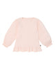 Infant & Toddler Girls Peach Blush Ruffle Hem Top-Gerber Childrenswear Wholesale