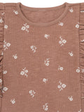Infant & Toddler Girls Cinnamon Ruffle Crop Top-Gerber Childrenswear Wholesale