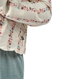 Infant & Toddler Girls Tofu Stripe Floral Ruffle Crop Top-Gerber Childrenswear Wholesale