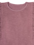 Infant & Toddler Girls Rose Ruffle Crop Top-Gerber Childrenswear Wholesale