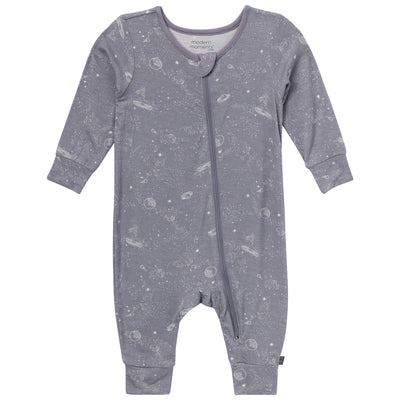 Baby Boys Silver Milkyway Romper-Gerber Childrenswear Wholesale