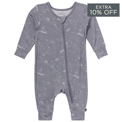 Baby Boys Silver Milkyway Romper-Gerber Childrenswear Wholesale