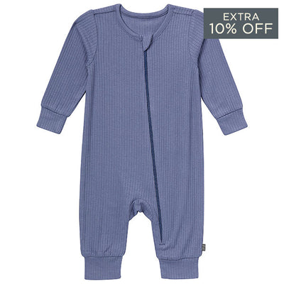 Baby Boys Blue Romper-Gerber Childrenswear Wholesale