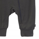 Baby Boys Dark Grey Romper-Gerber Childrenswear Wholesale