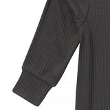 Baby Boys Dark Grey Romper-Gerber Childrenswear Wholesale