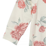Baby Girls Ivory Cabbage Rose Romper-Gerber Childrenswear Wholesale