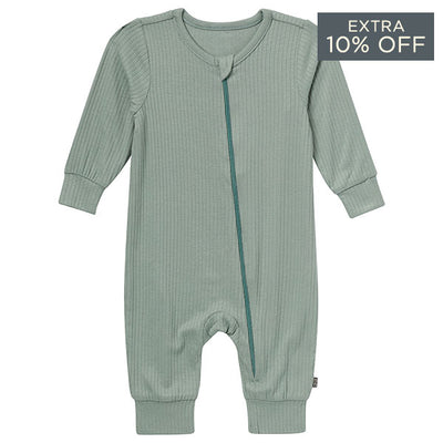 Baby Neutral Teal Romper-Gerber Childrenswear Wholesale