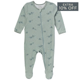 Baby Boys Teal Snails Sleep 'N Play-Gerber Childrenswear Wholesale