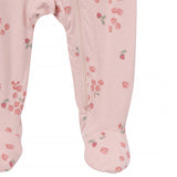 Baby Girls Peach Strawberry Floral Sleep 'N Play-Gerber Childrenswear Wholesale