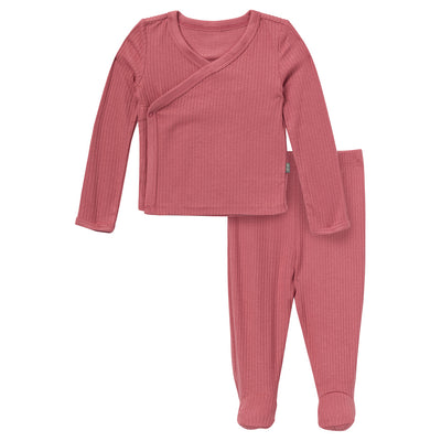 2-Piece Baby Girls Dark Rose Take Me Home Set-Gerber Childrenswear Wholesale
